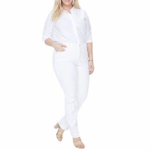 NYDJ NWT Marilyn Straight Leg Mid Rise Jeans 16P
